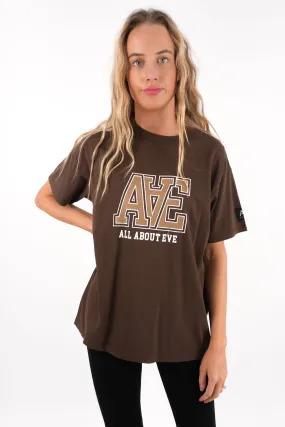 Monogram Relaxed Tee Brown Outdoor Sports