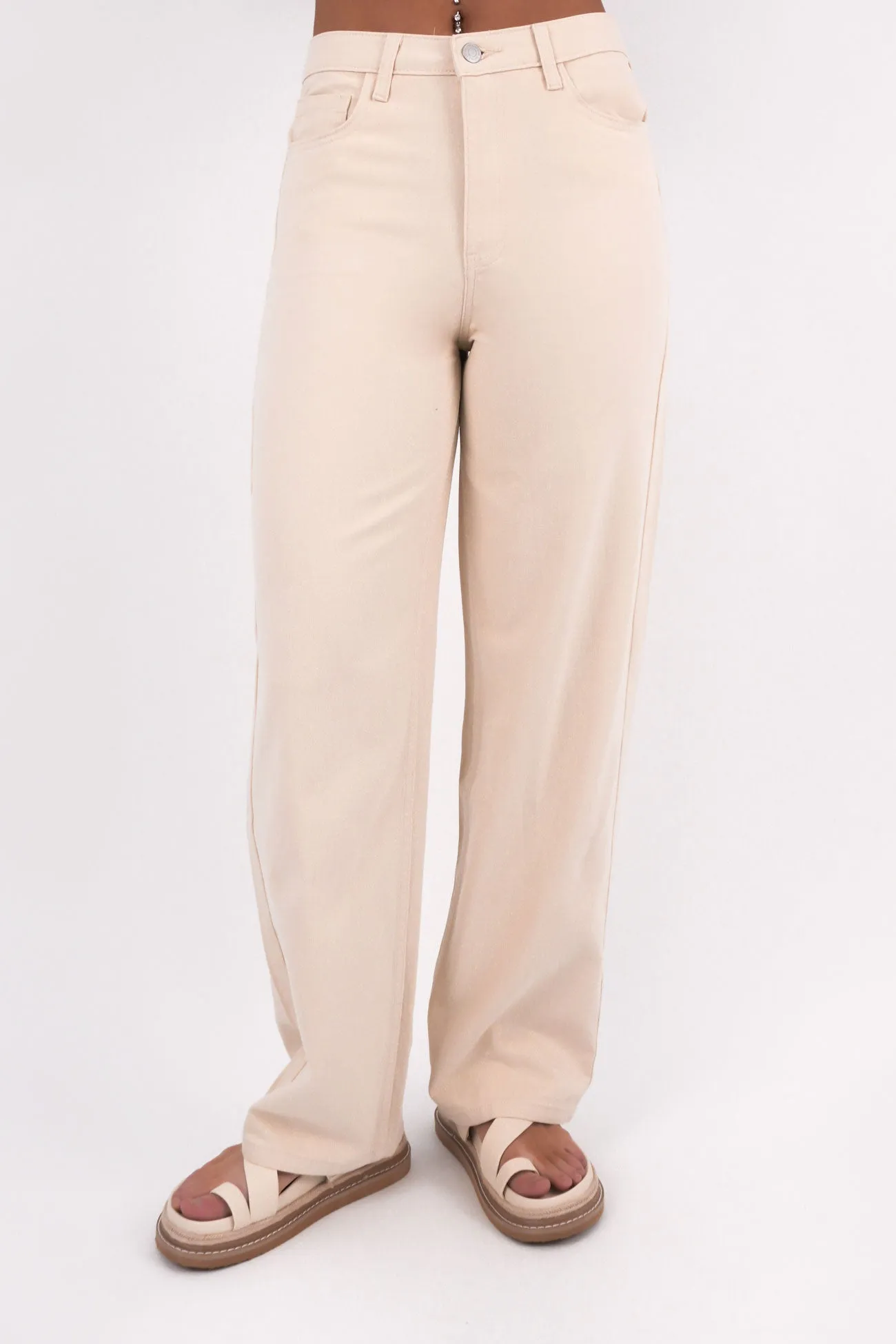 Beyond Relaxed Leg Pant Cream Boho chic HeatRegulatingLining