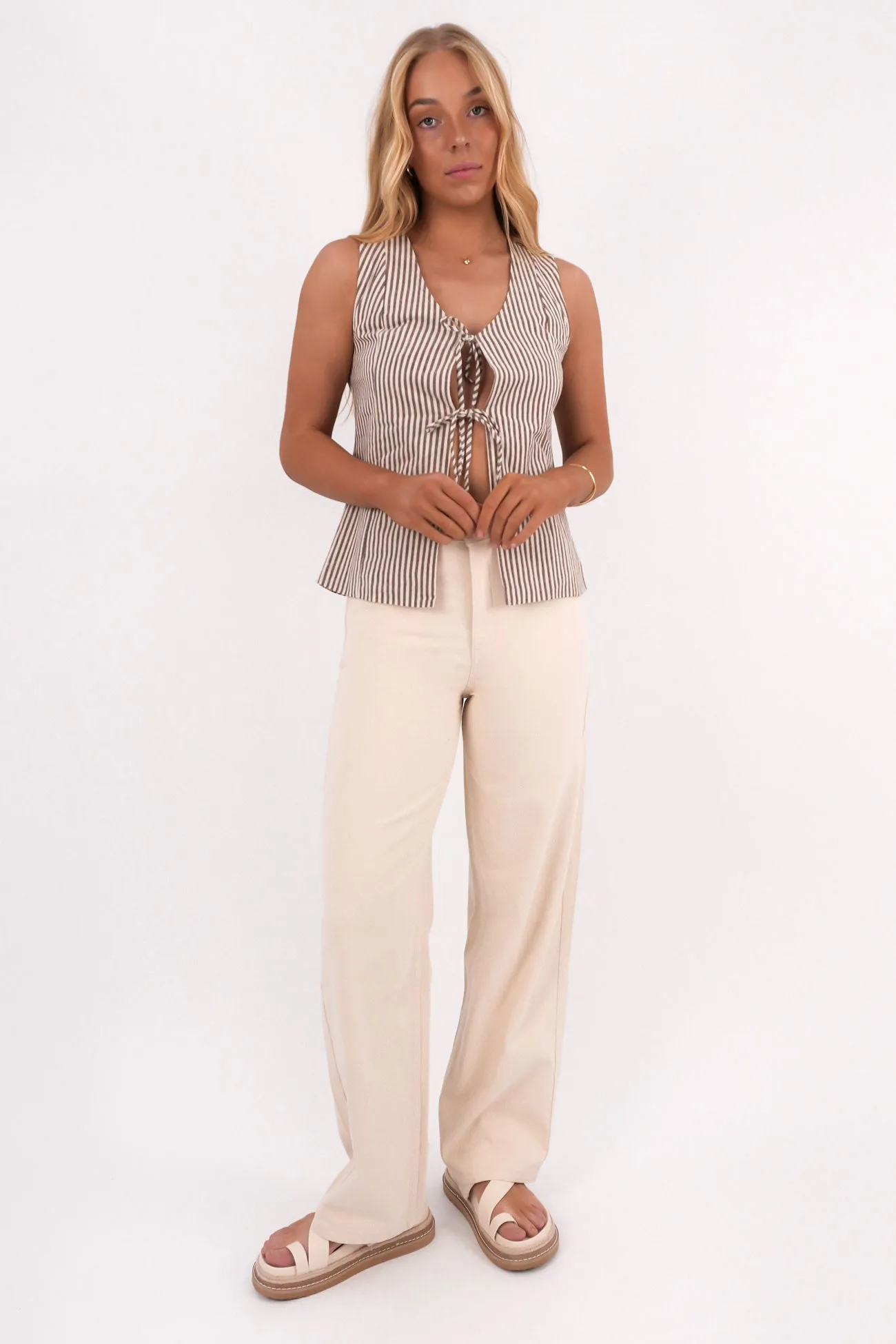Beyond Relaxed Leg Pant Cream Chic Vibe Active Lifestyle