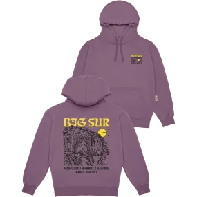 Big Sur Puff Print Bridges Hoodie Flexible Neck Opening Fine Gauge