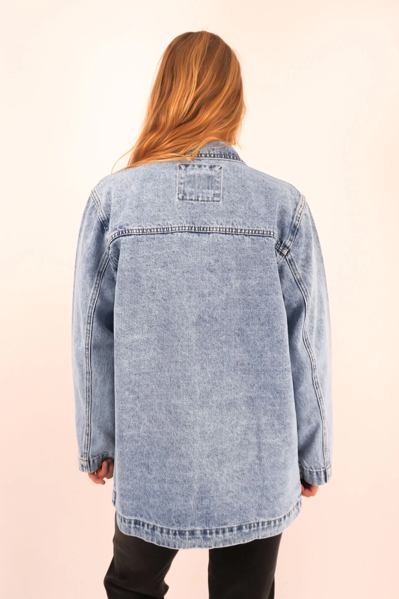 Breathable fabric Billie Shacket Light Blue