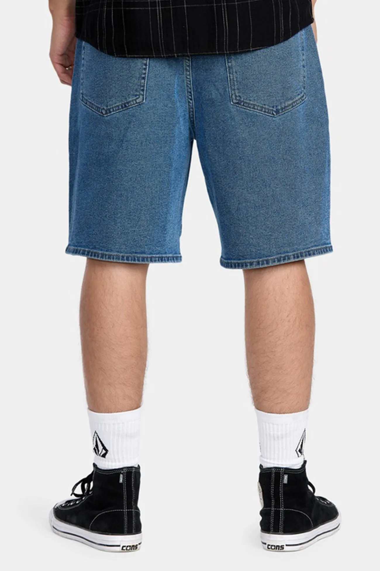High-End Quality Billow Denim Short 22 Deep River Blues