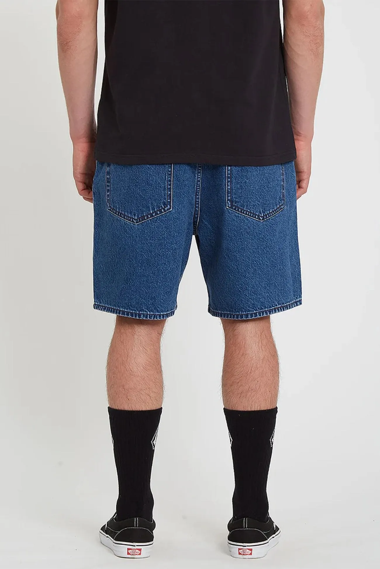 Billow Denim Short Oliver Mid Blue Mid - rise