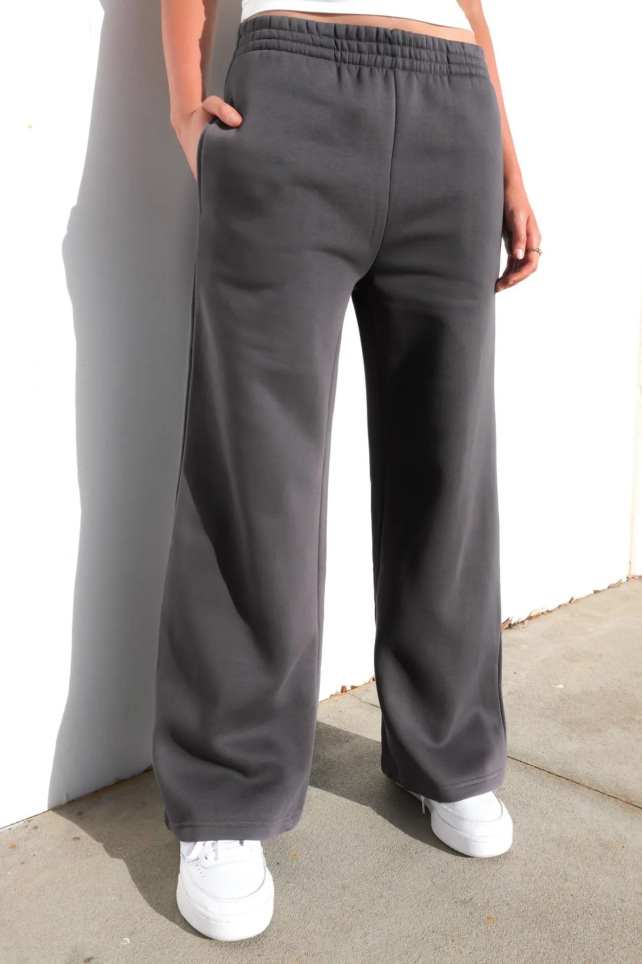 Blair Wide Track Pant Charcoal Abrasion Resistant Fabric Outdoor Ready