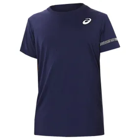 Asics Boys Tennis Short Sleeve - Peacoat synthetic fabric Comfortable fit
