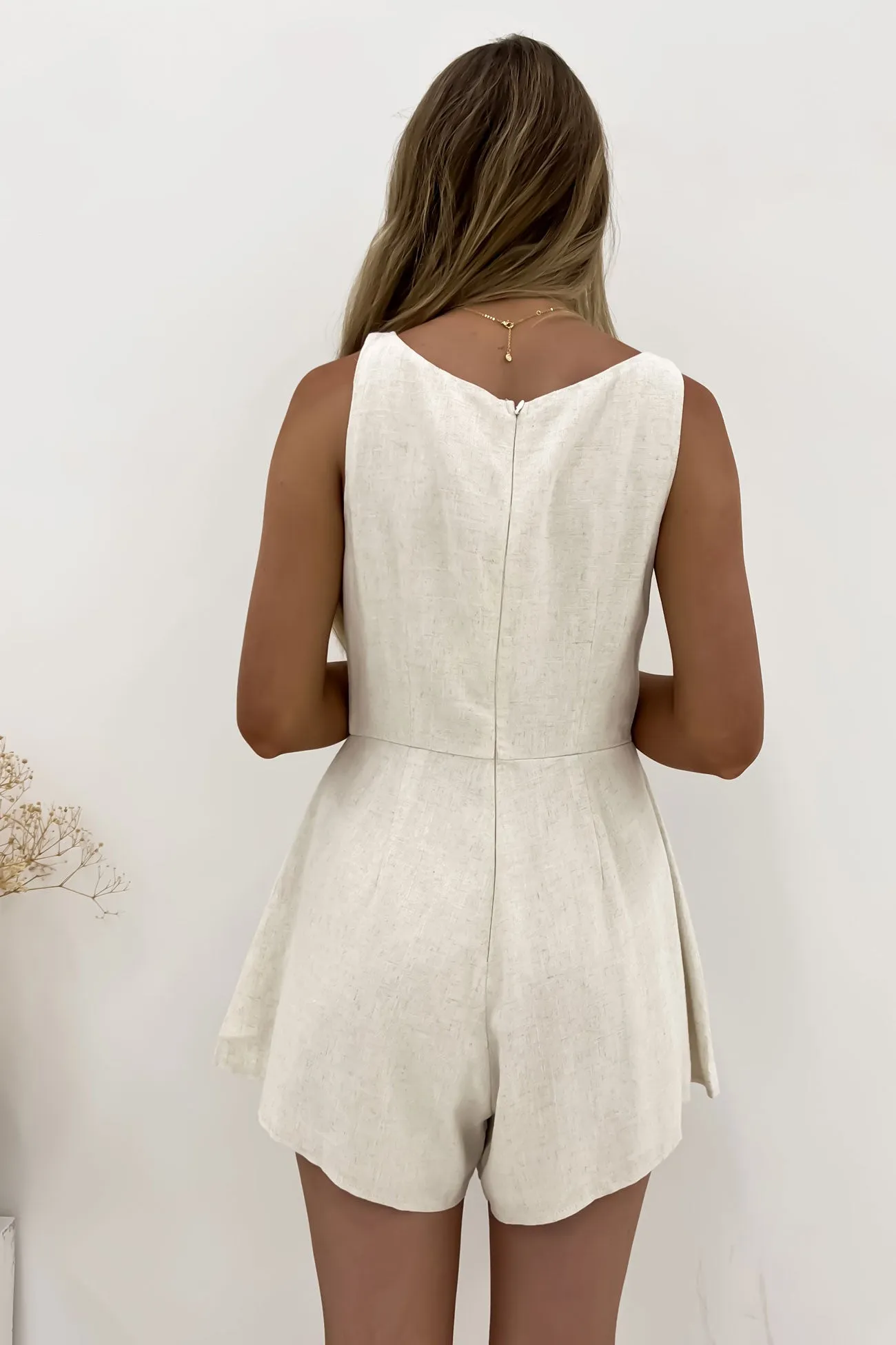 Bodhi Playsuit Oat Simple Chic