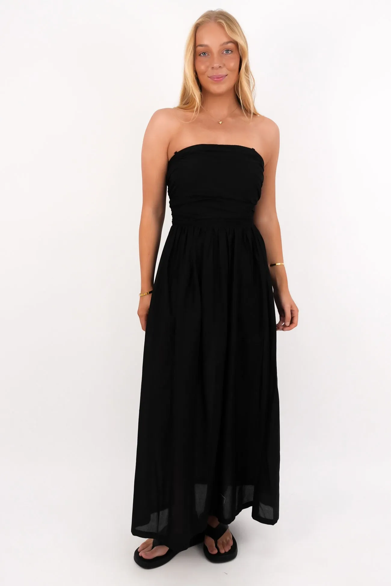 Mina Strapless Dress Black Formal-look Tall Fit