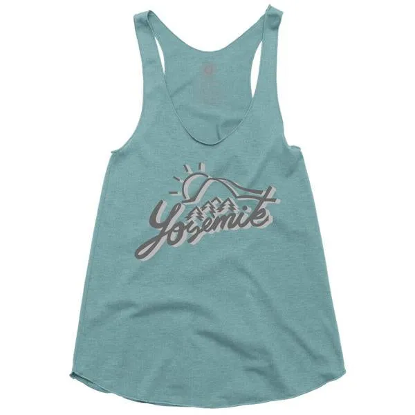 Women's Yosemite Scripty Racerback Streetwear attitude
