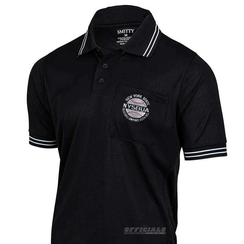Winter Essentials Unisex Design NYSBUA Logo Black Umpire Shirt