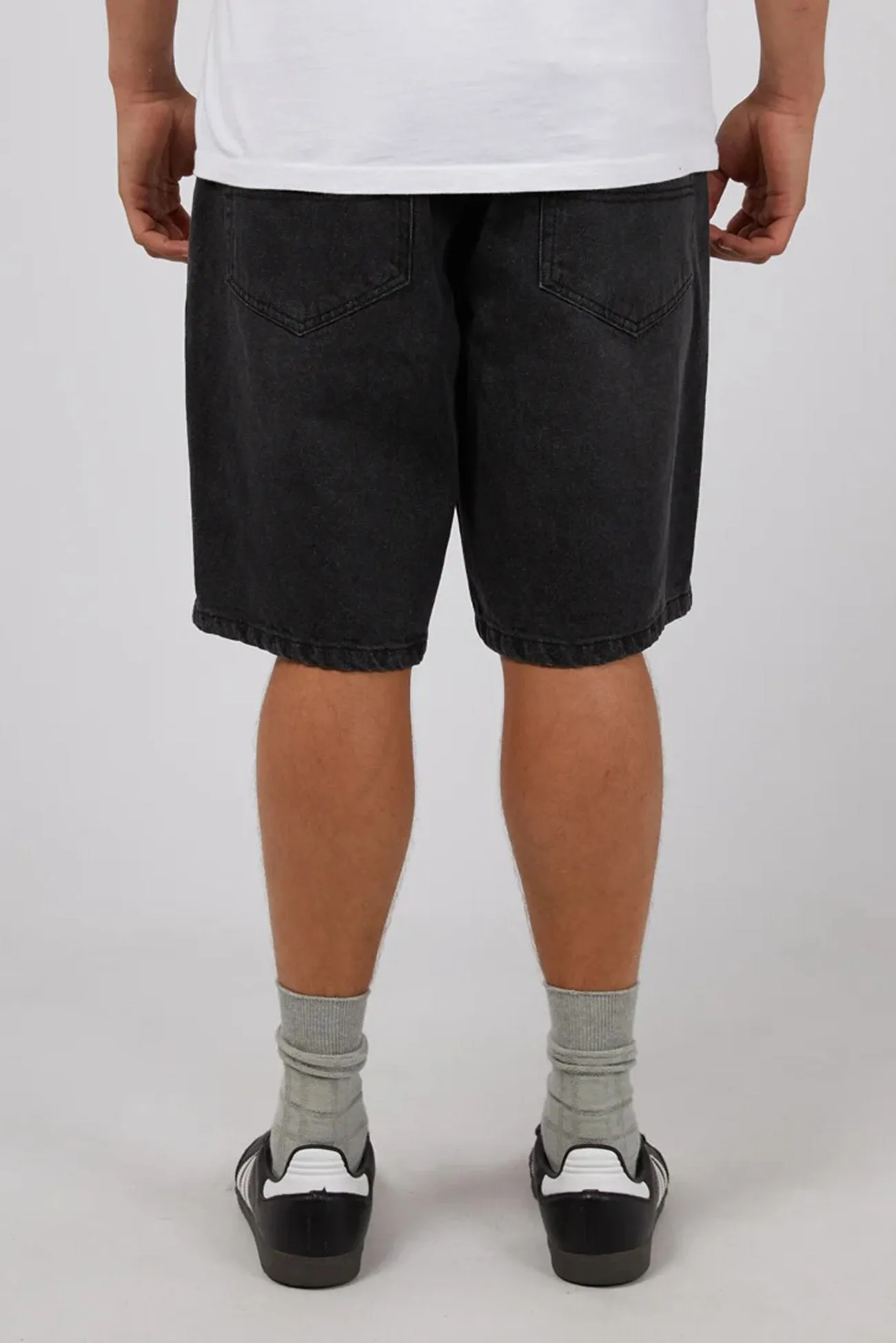 Jort Washed Black Wrinkle Free Fabric