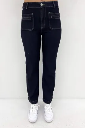 Kathryn Jean Dark Blue Stretch Recovery