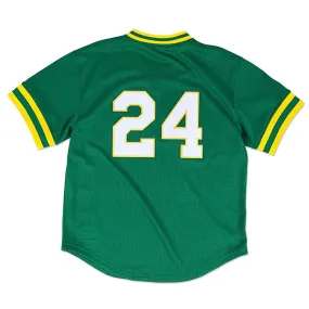 Performance Fit Rickey Henderson Oakland Athletics 1991 Throwback Batting Practice Jersey