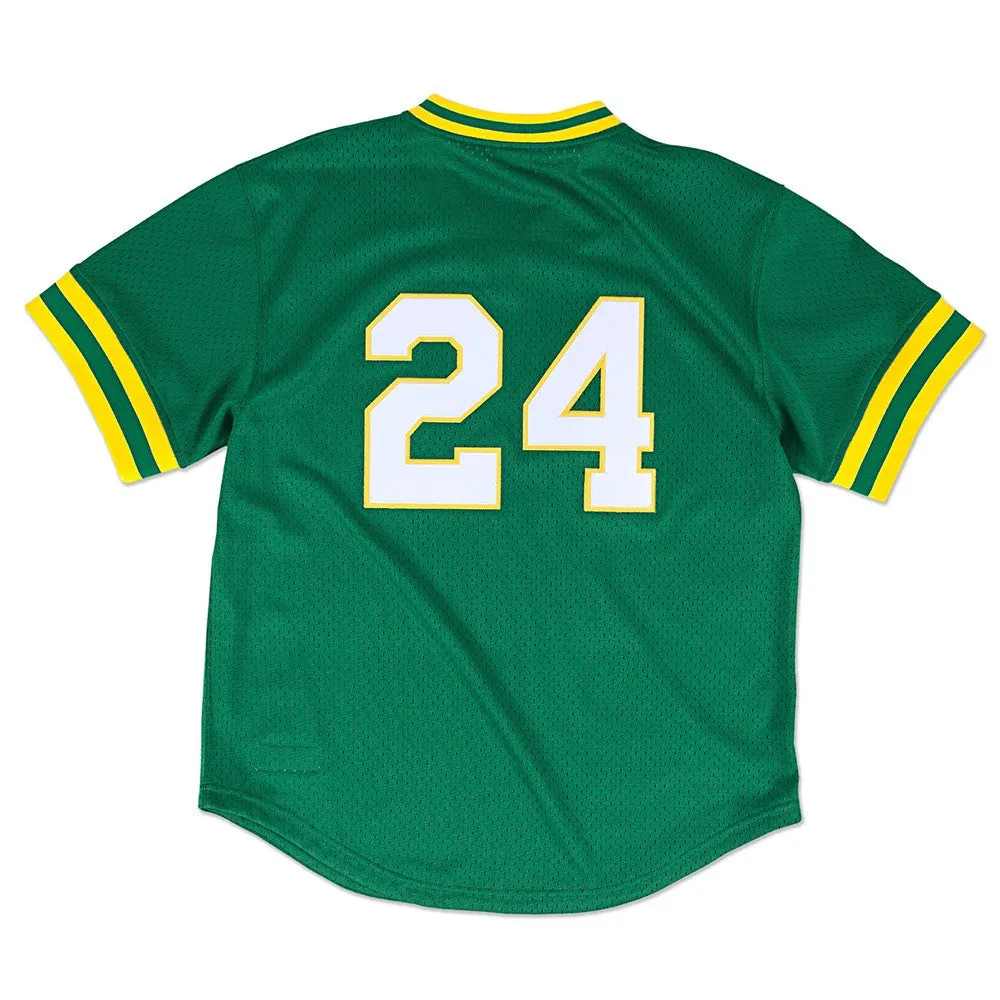 Performance Fit Rickey Henderson Oakland Athletics 1991 Throwback Batting Practice Jersey