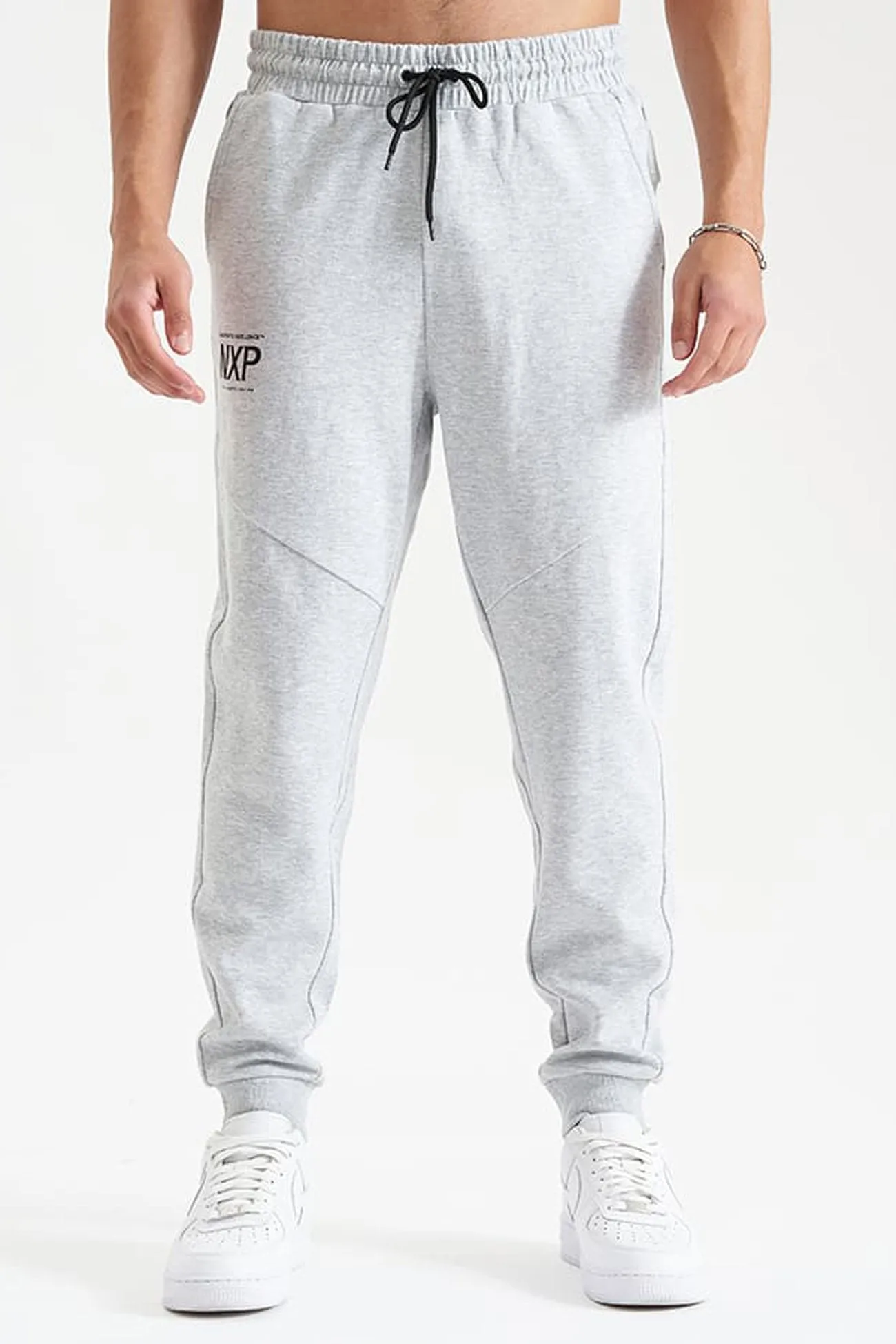 Gambit Slim Trackpant Grey Marle Casual Edge NonRestrictiveFit