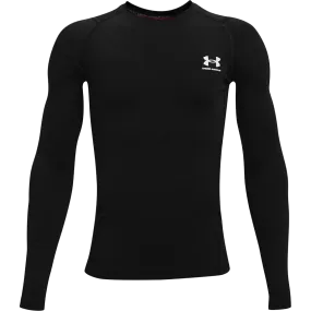 Soft Cotton Blend Boys' HeatGear Armour Long Sleeve