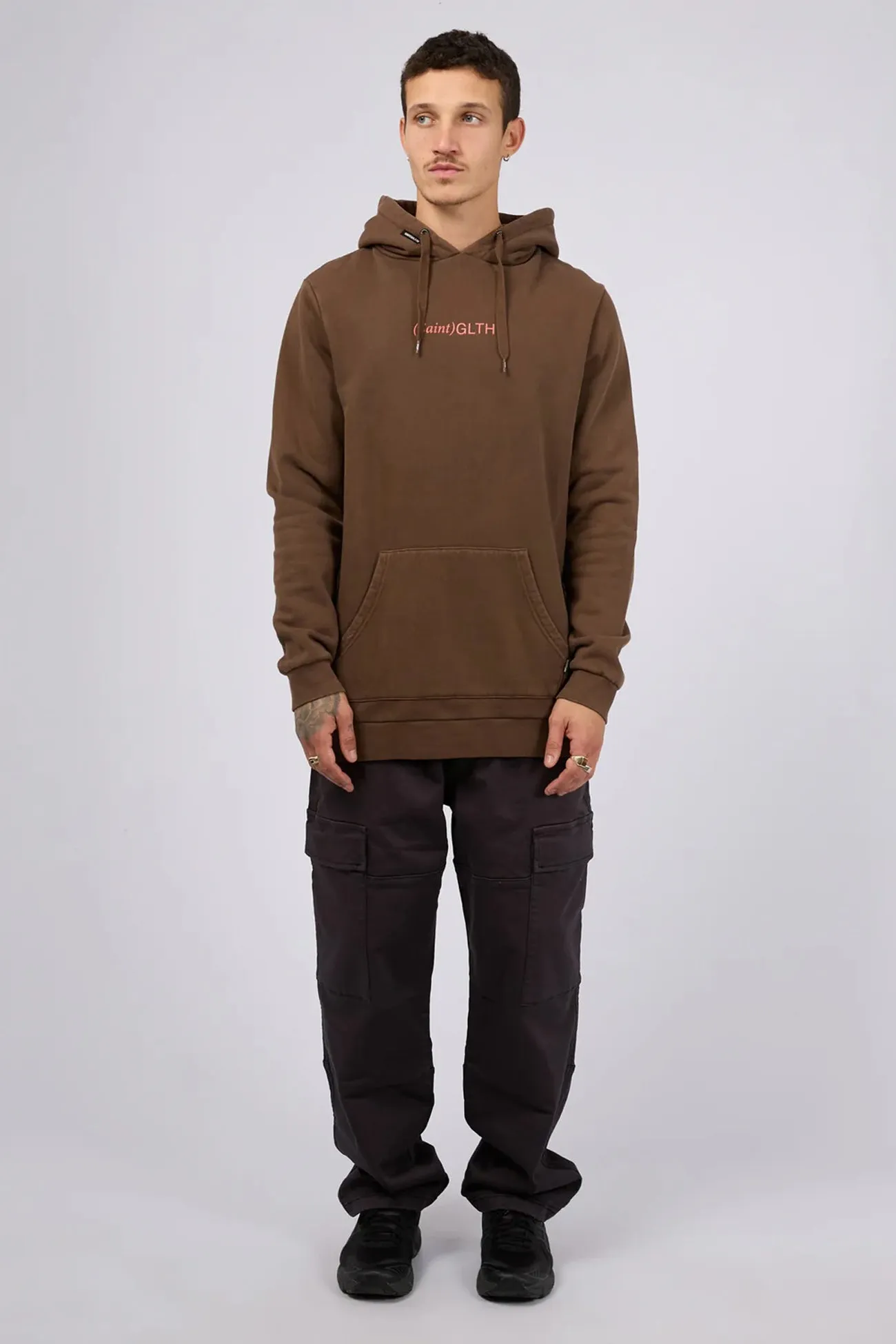 Bracket Hoodie Brown Seam Sealed Technology