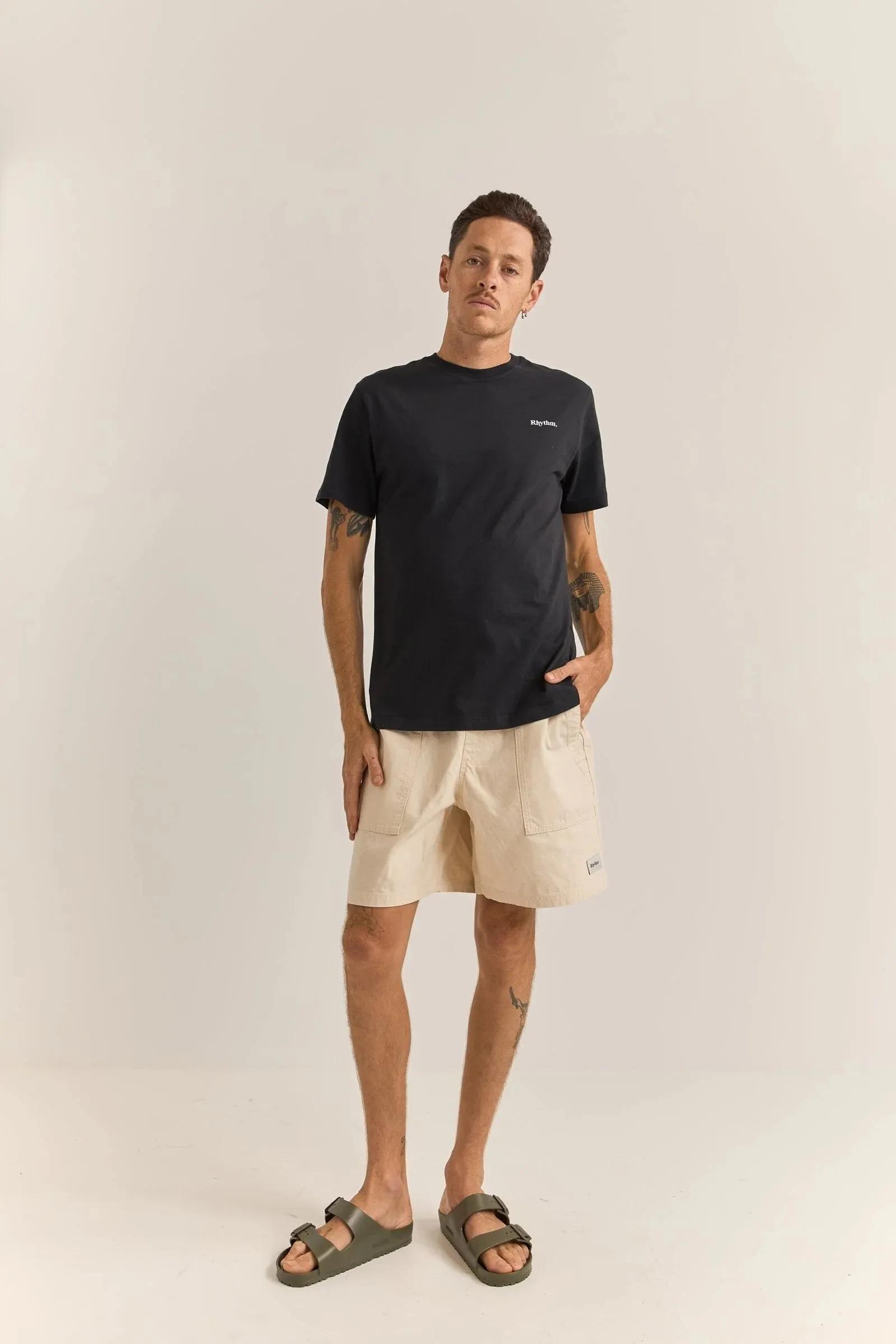Brand Tee Black Fade Resistant Dye Perfect Fit
