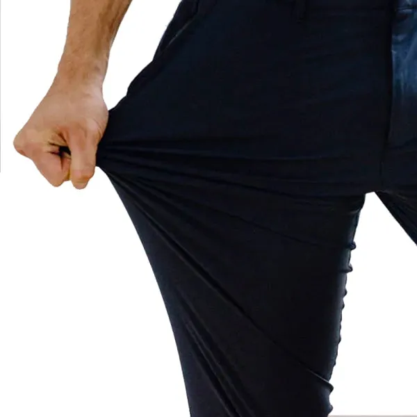Smitty NBA Flat Front DYNAMIC Stretch Tapered Fit Pants Everyday Comfort Wear