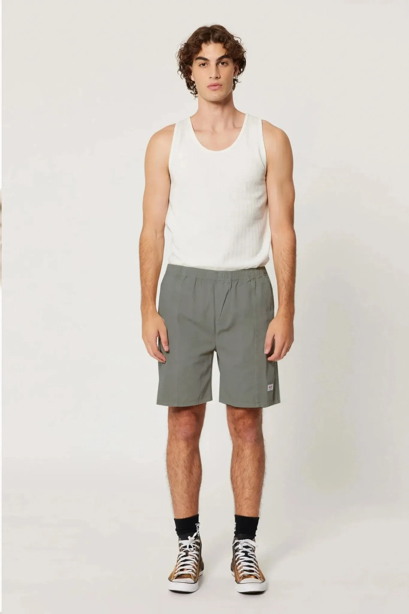 Multi Pocket Design Tradie Short Smoke