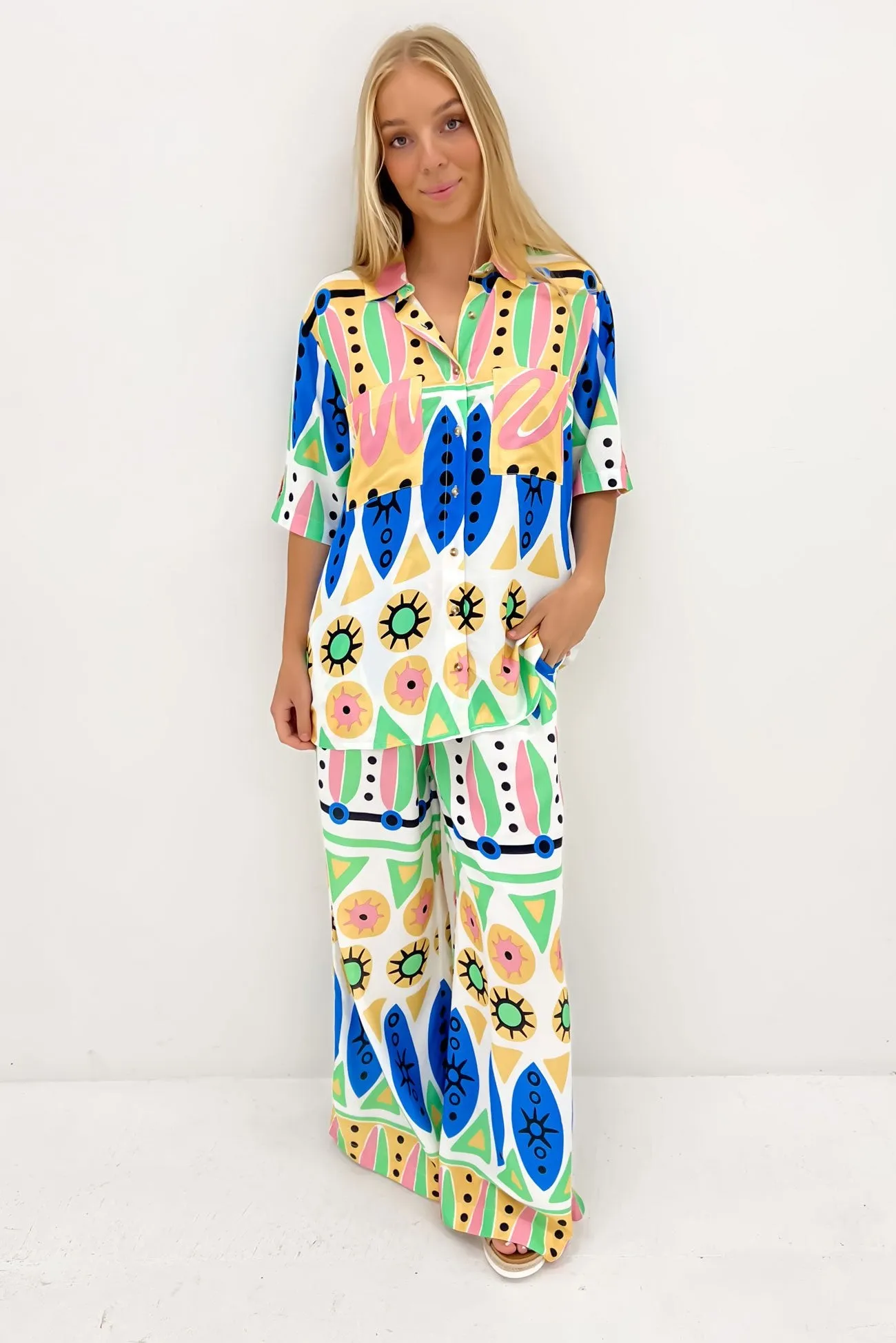 Recycled Polyester Blend Santo Shirt Castro