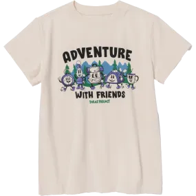 Convertible Sleeve Adaptation Youth Adventure With Friends Camp Tee
