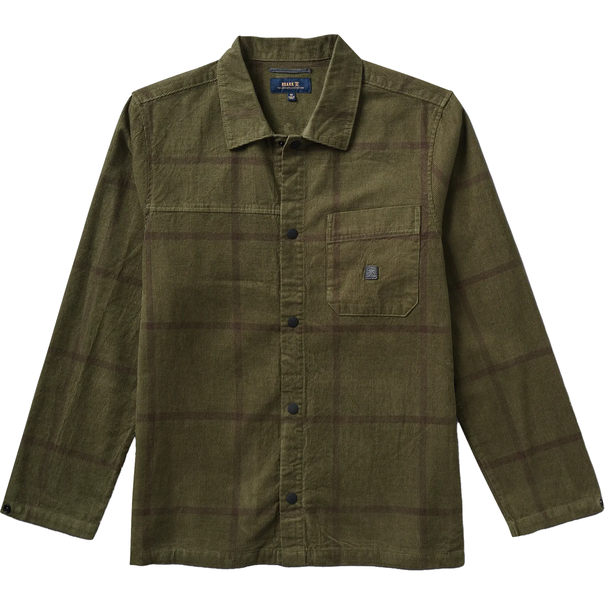 Lined Pockets Effortless Look Men's Cordlord Overshirt