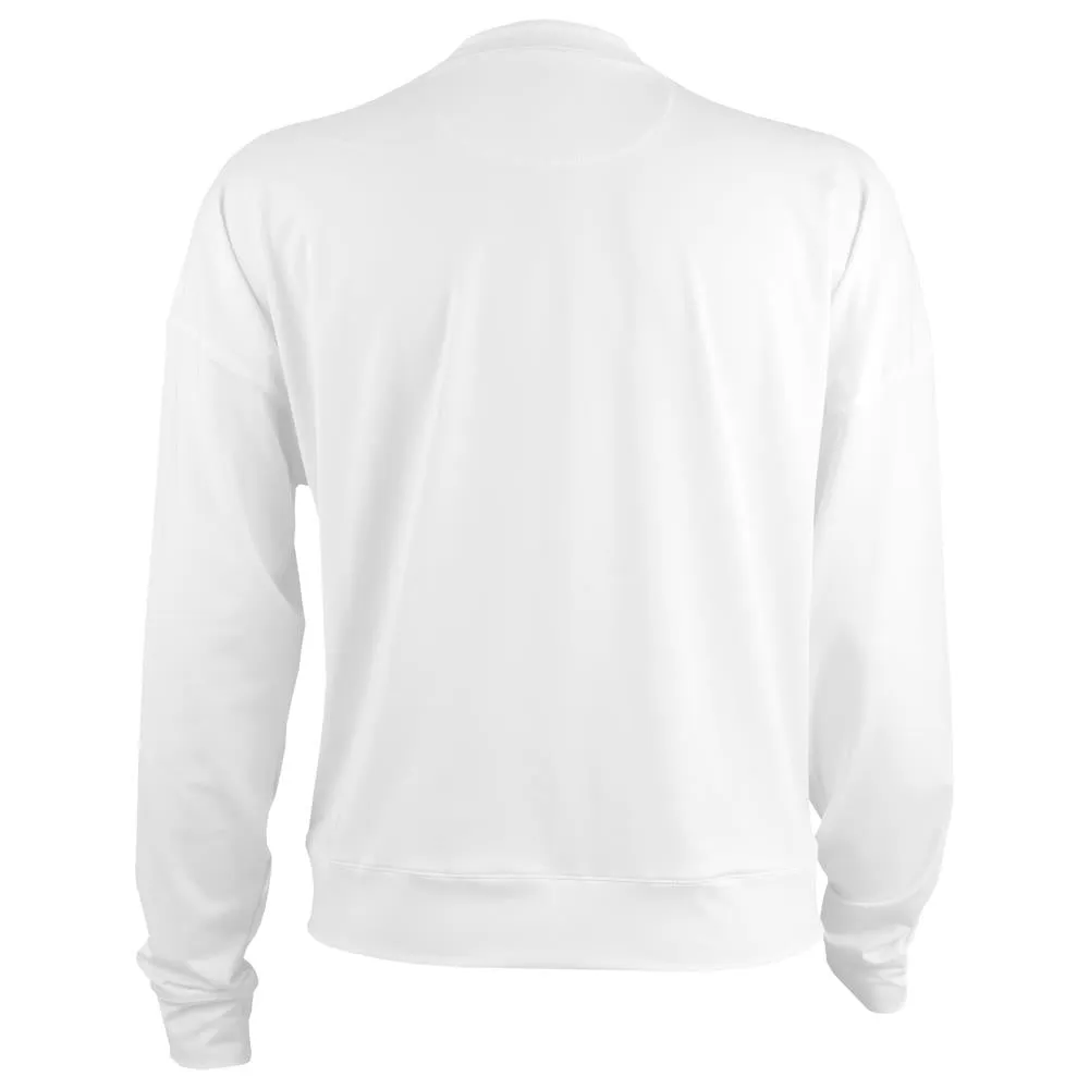 Breathable mesh Lucky in Love Women's Essentials Hype Longsleeve - White Non-Stretch
