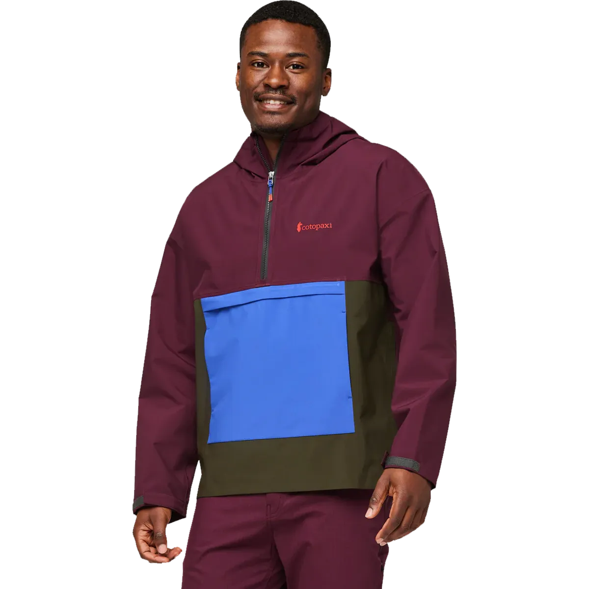 Men's Cielo Rain Anorak Heat Sealed Edges Packable Technology