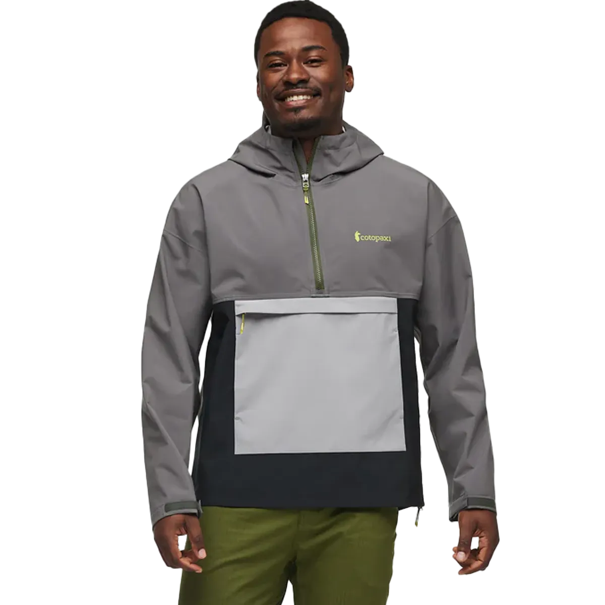 Anti Pill Fabric Tech Weekend Ready Men's Cielo Rain Anorak