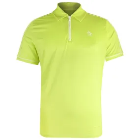 Functional Soft Padding Breathable Texture Penguin Men's Performance Legacy Polo - Limeade