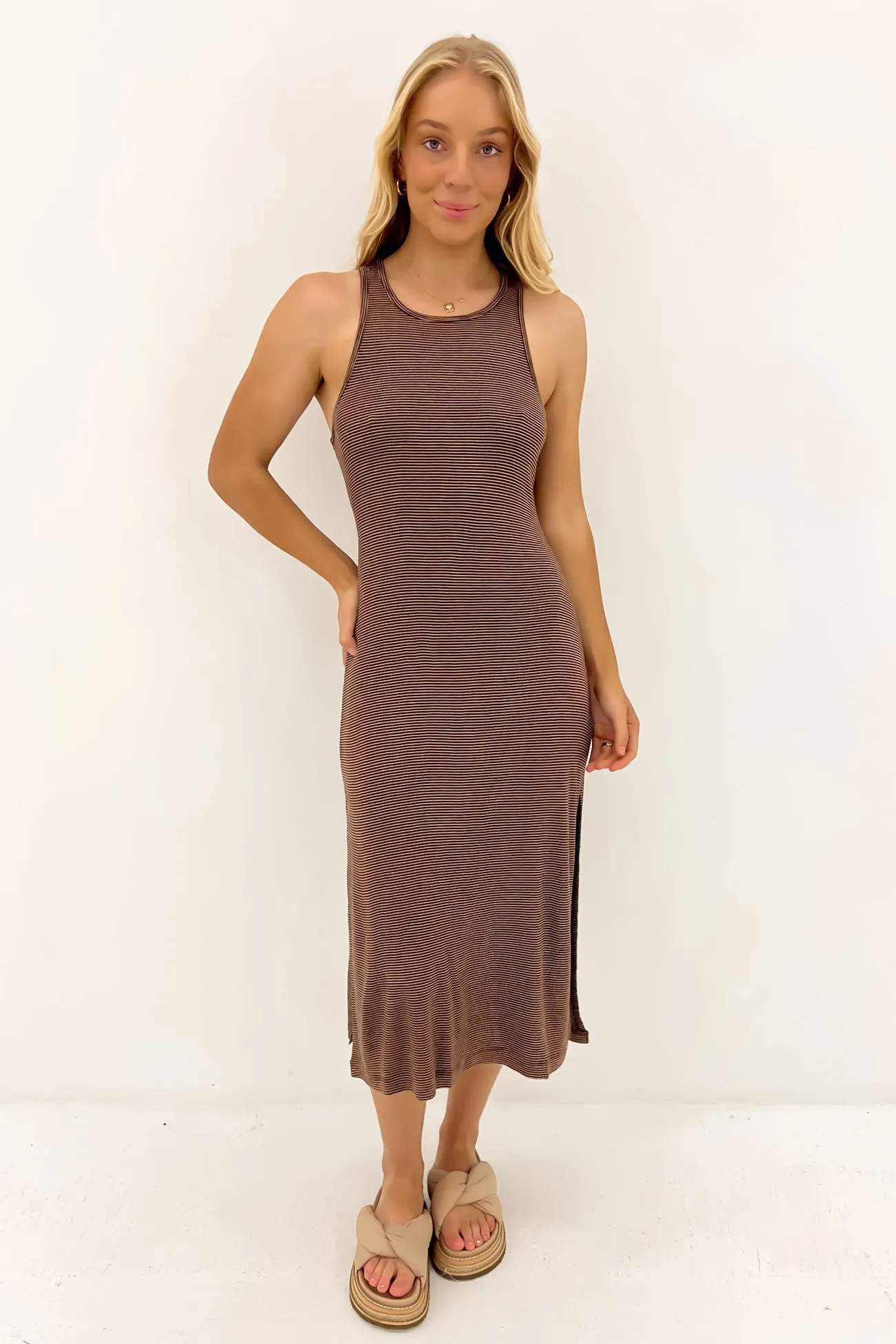 Chill Ready Romantic Hour Fleurmaid Dress Bear Brown