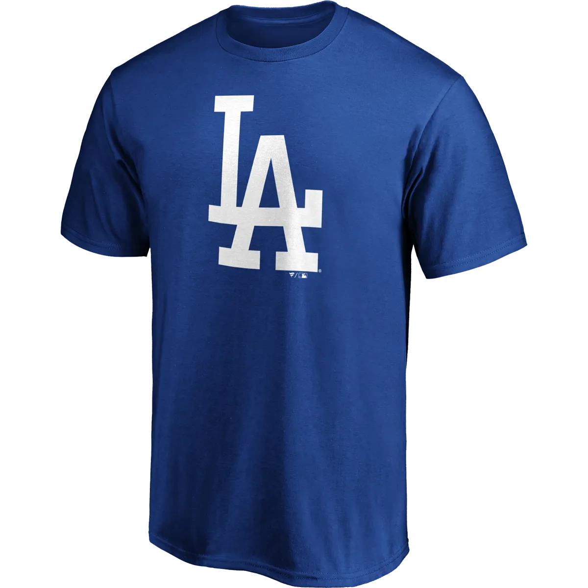 Men's Dodgers Cotton Official Logo Short Sleeve CushionedSupport