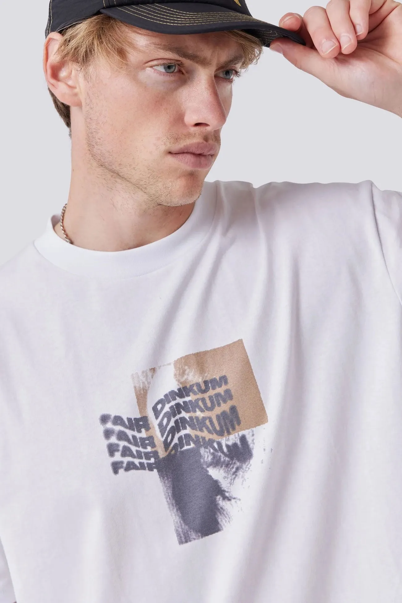 Dinkum Tee White Cozy Vibes