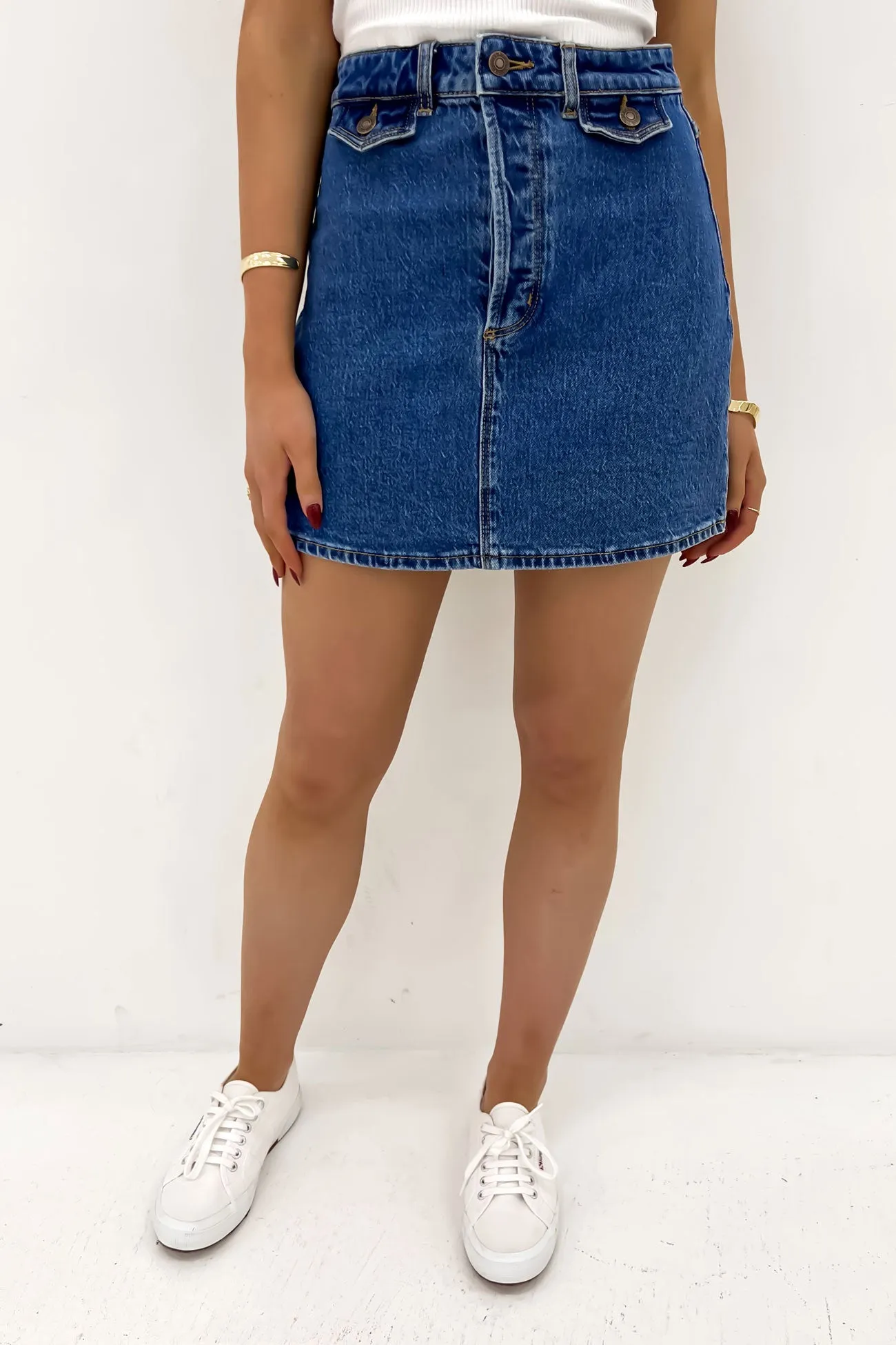 A-Line Mini Skirt Lia Matte Finish