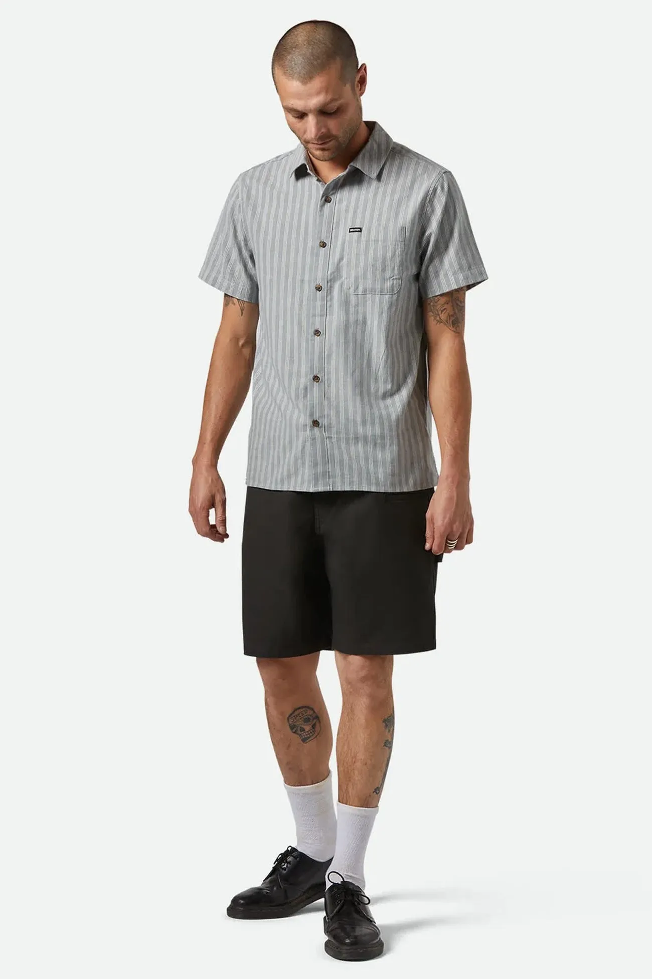 teen clothing Soft Material Builders Carpenter Baggy Short Washed Black