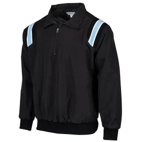 Northwoods League 1/2 Zip Pullover Umpire Jacket ShrinkResistantFabric Elasticized Waist