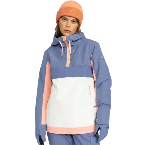 Seamless Shoulder Construction Convertible Sleeves Women's Shelter Jacket