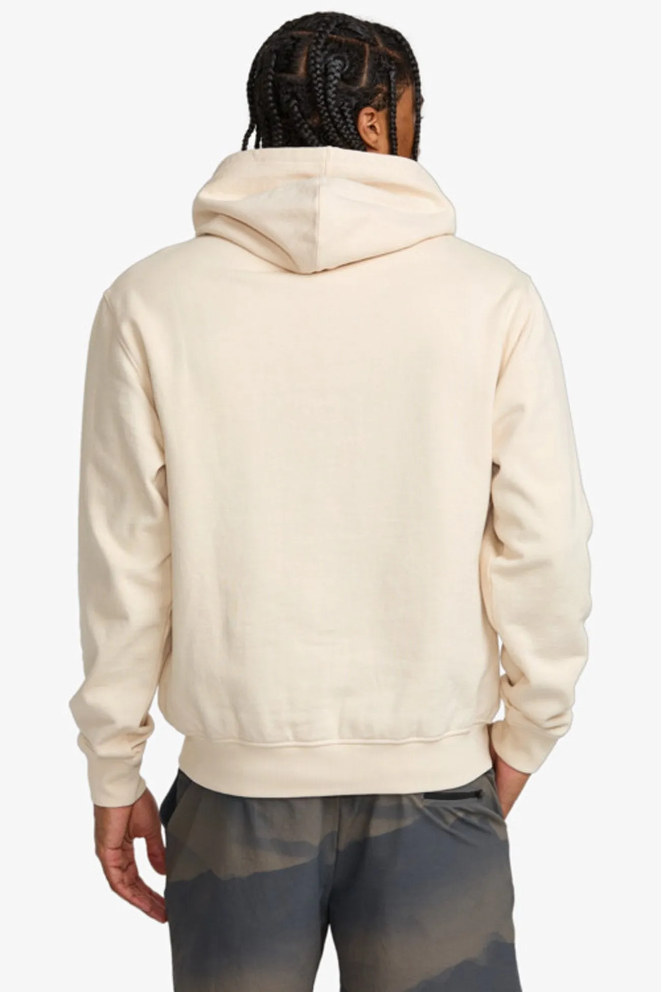 Casual Street Style Essential Hoodie Ceramic