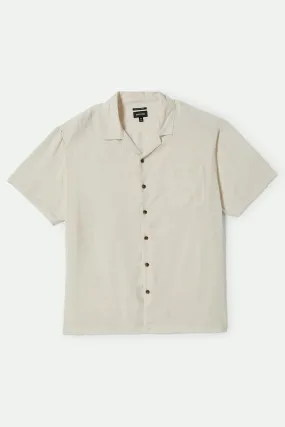 Compact Fold Design Unisex style Bunker Short Sleeve Woven Shirt Whitecap