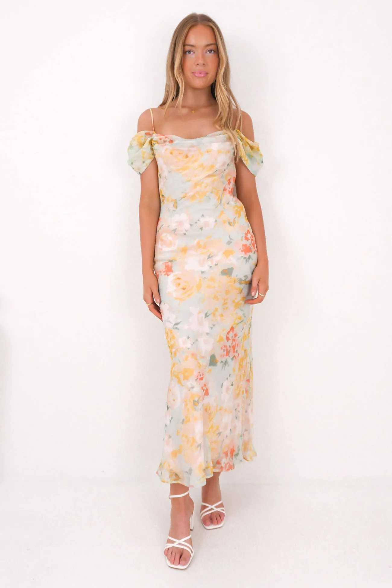 Bold Design Nydia Midi Dress Misty