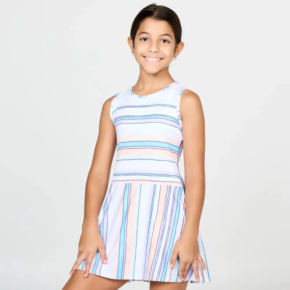 Pull-On Sofibella Girl's Fun Stripes Dress - Fun Stripes Multi Colour