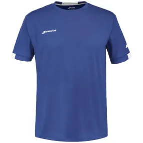Shiny surface Sustainable Babolat Boys Play Crew Neck Tee - Sodalite Blue