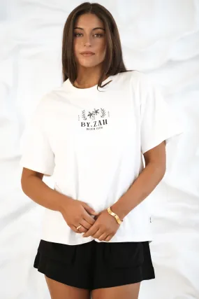 BZ Palm Tee Vintage White Slim fit clothing thermal
