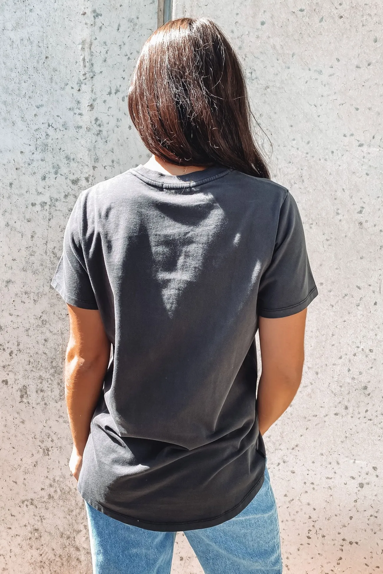 Bold Style Minimalist Design BZ Tonal Tee Washed Black