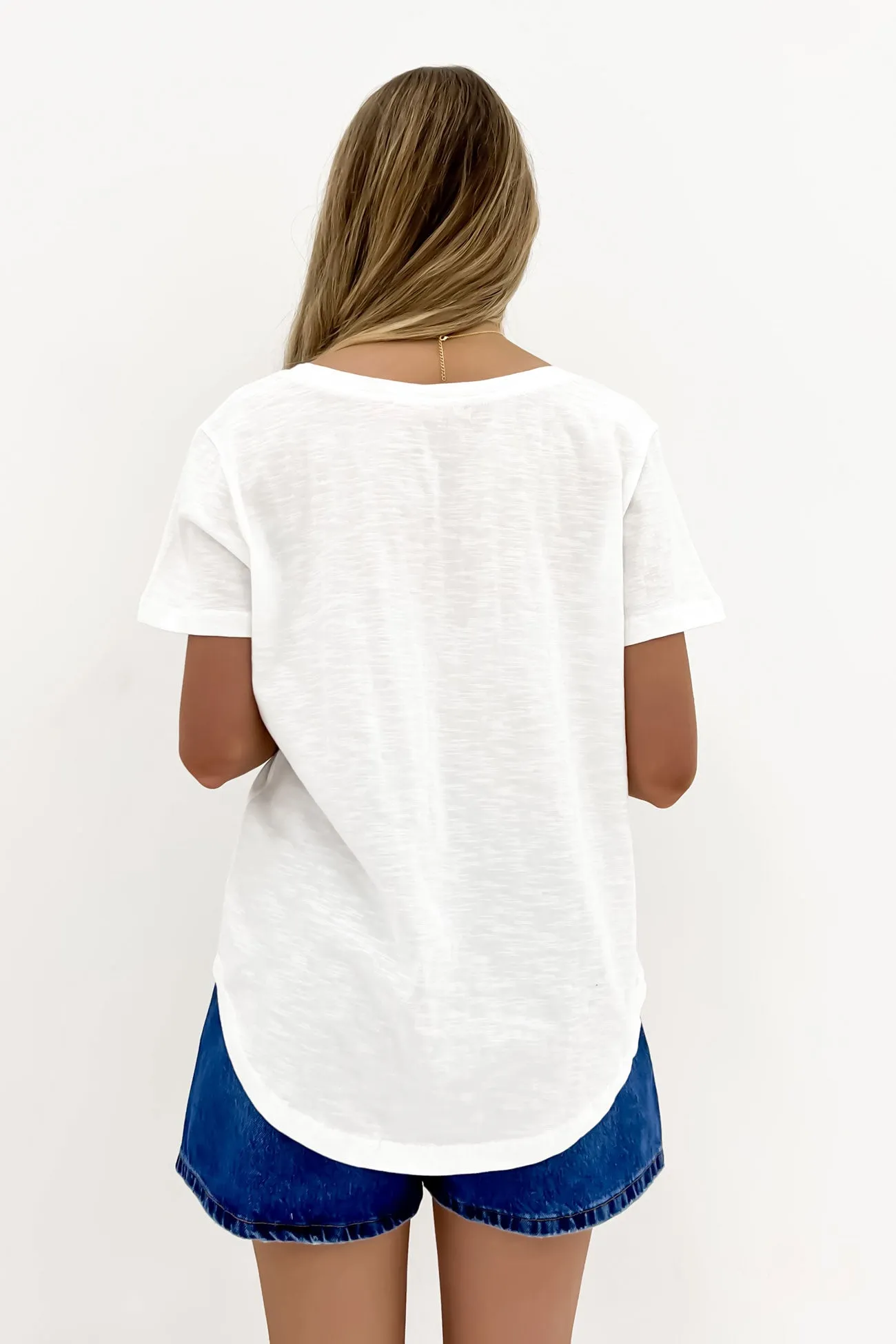 windproof Capri Tee White