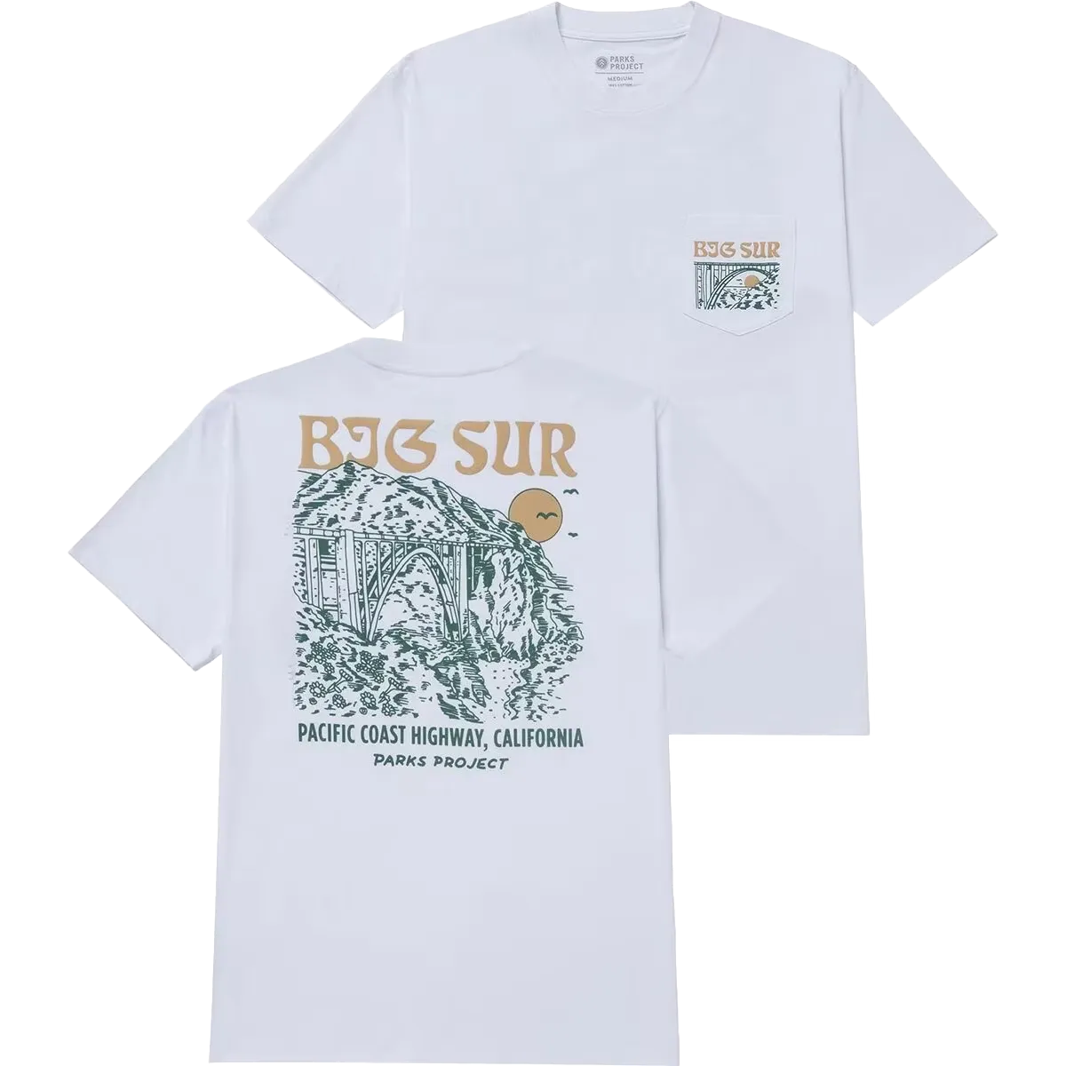 AntiStatic Properties Big Sur Puff Print Pocket Tee