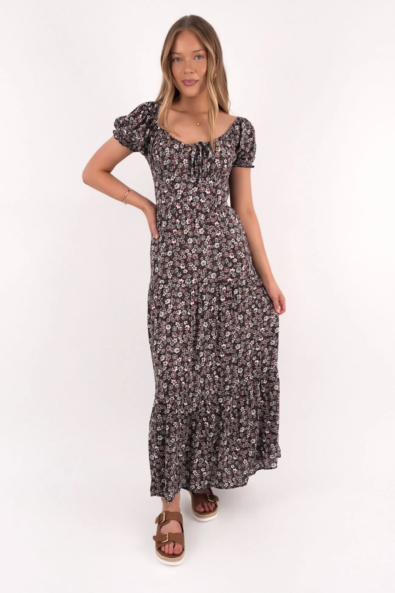 Carrie Maxi Dress Print Workwear Comfort