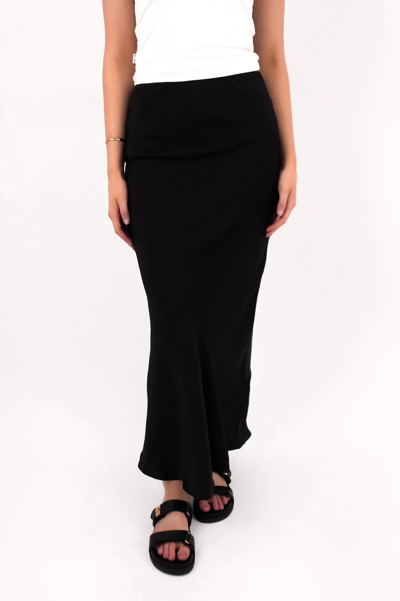 Clean Cut Carter Maxi Skirt Black