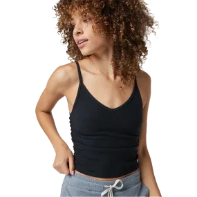 Comfy Apparel MoistureWicking Women's Rib Ruched Tank