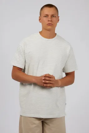 Hugo Stripe Tee White Fashion Layering